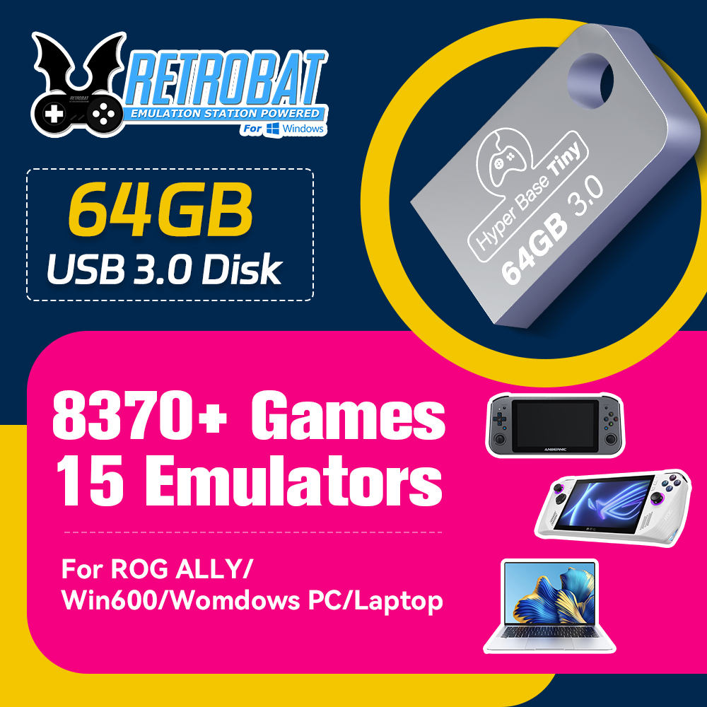 Retro Gaming N64 - JMachen ฮาร์ดดิสก์เกมแบบพกพา ความจุ 64GB รองรับ USB