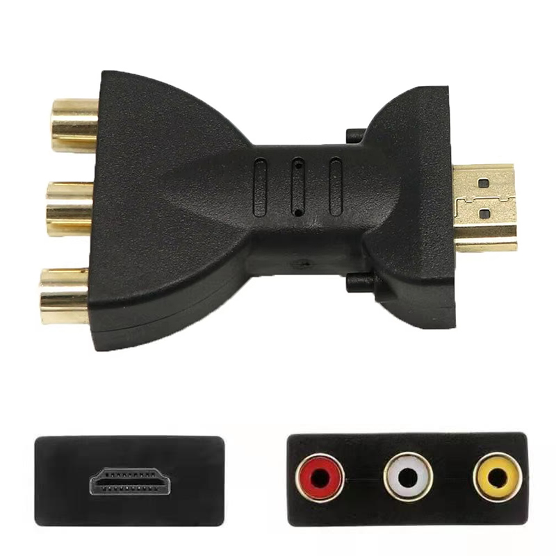 Scart To Hdmi - HD 1080P HDMI-เข้ากันได้กับ RCA AV คอมโพสิตอะแดปเตอร์แปลง