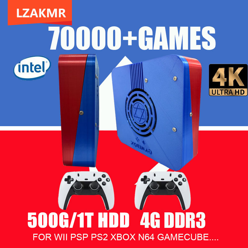 Retro Gaming N64 - GD10 คอนโซลเกมย้อนยุคระบบคู่ I3-3110M | ฮาร์ดดิสก์ 1TB