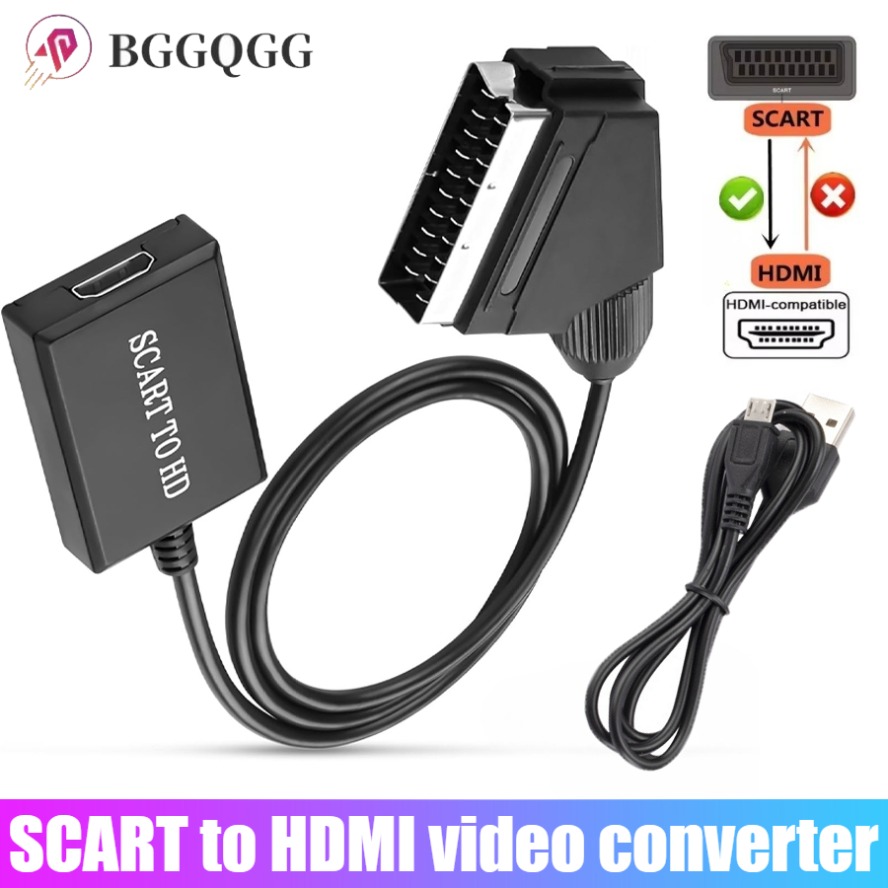 Scart To Hdmi - SCART To HDMI วิดีโอเสียง Upscale Converter