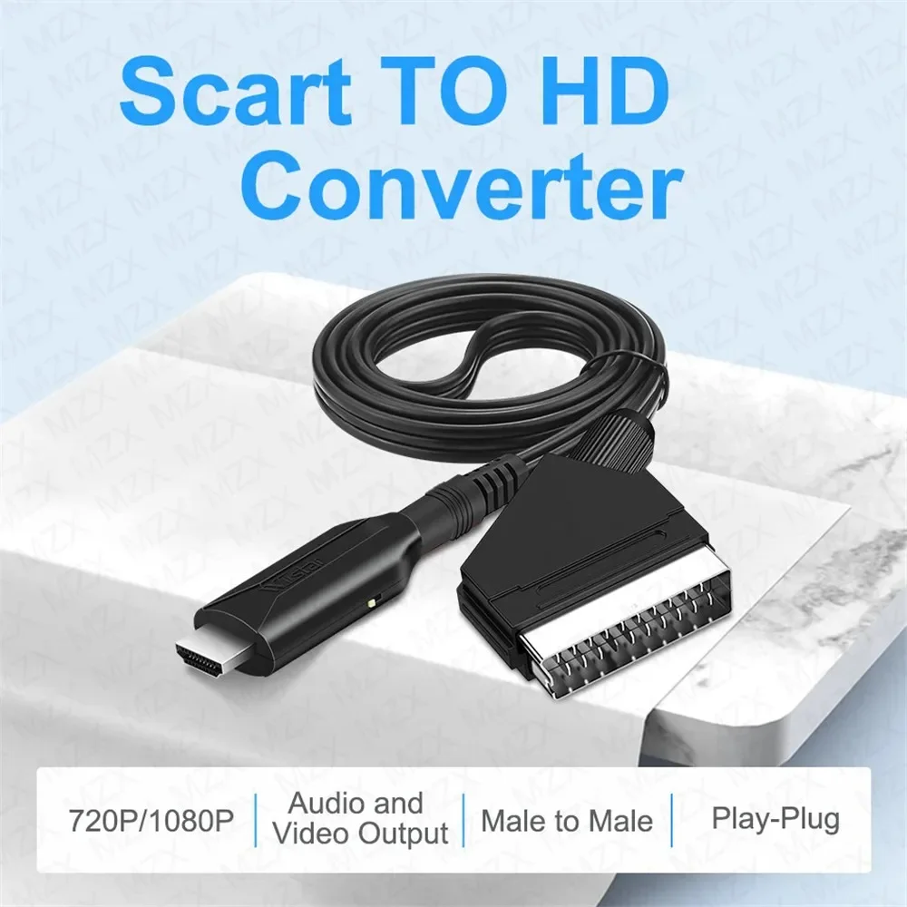 ตัวแปลงสายสัญญาณจาก SCART เป็น - Scart To Hdmi บทวิจารณ์และราคา