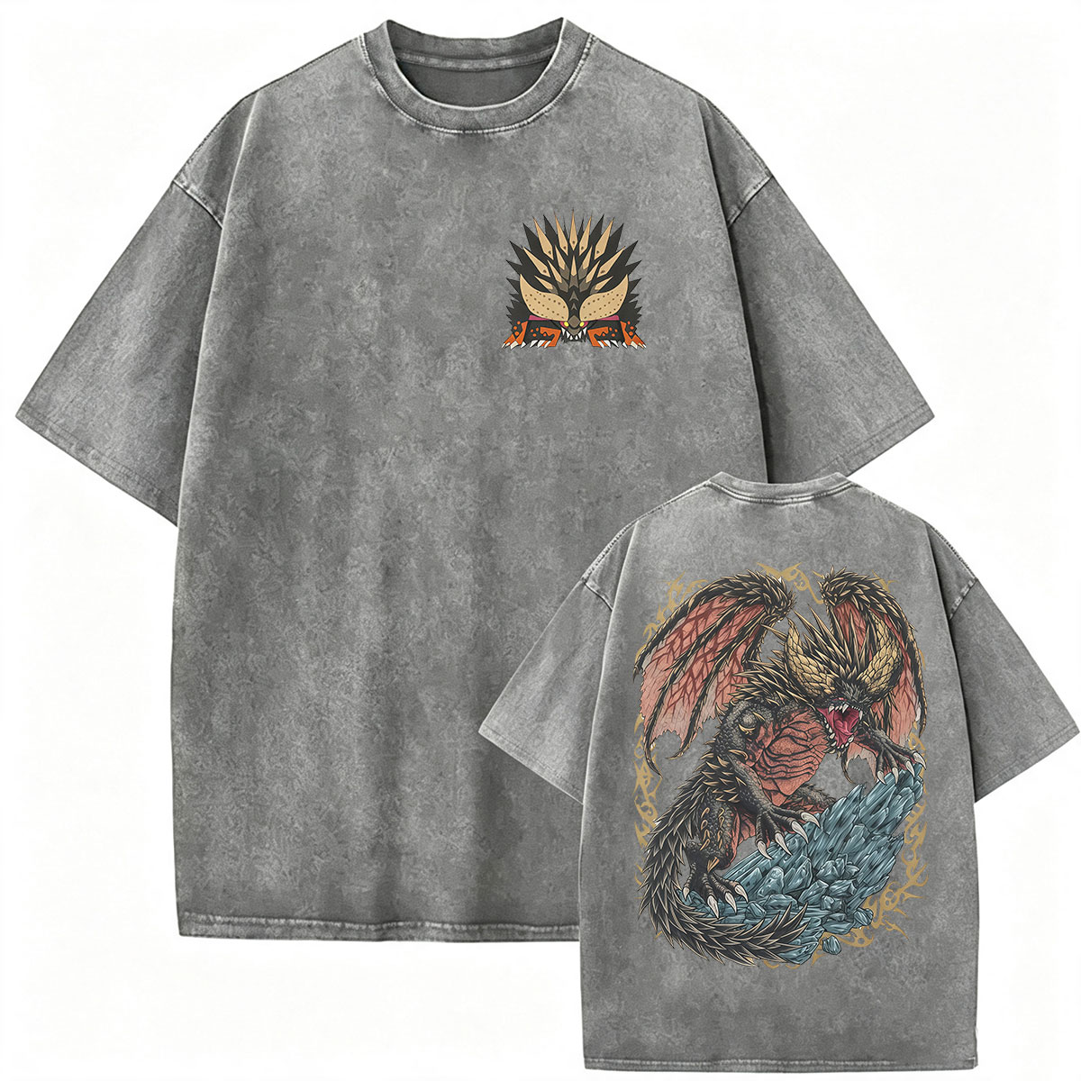 เสื้อยืดลายกราฟิกมอนสเตอร์ฮันเ - Retro Gaming T Shirt บทวิจารณ์และราคา