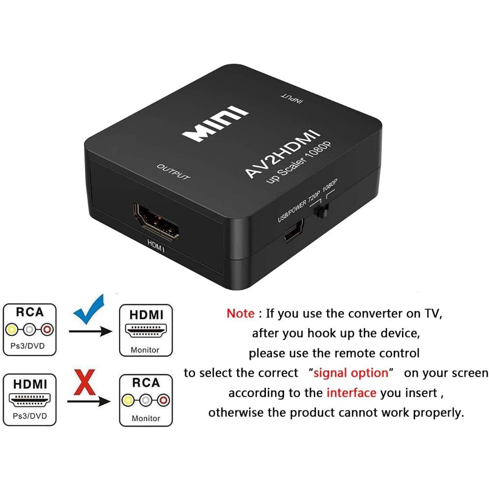 ตัวแปลงสัญญาณ RCA AV เป็น HDMI - Retro Gaming Kiosk บทวิจารณ์และราคา