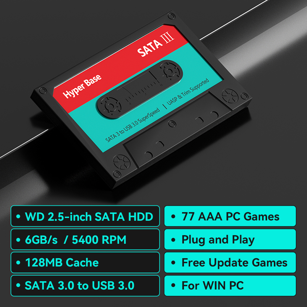 ฮาร์ดไดรฟ์เกม 2TB พร้อมเกม PC  - Retro Gaming N64 บทวิจารณ์และราคา